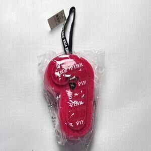 Pink Women's Candy Cane Shape Body Scrub Sponge Loofah One Size